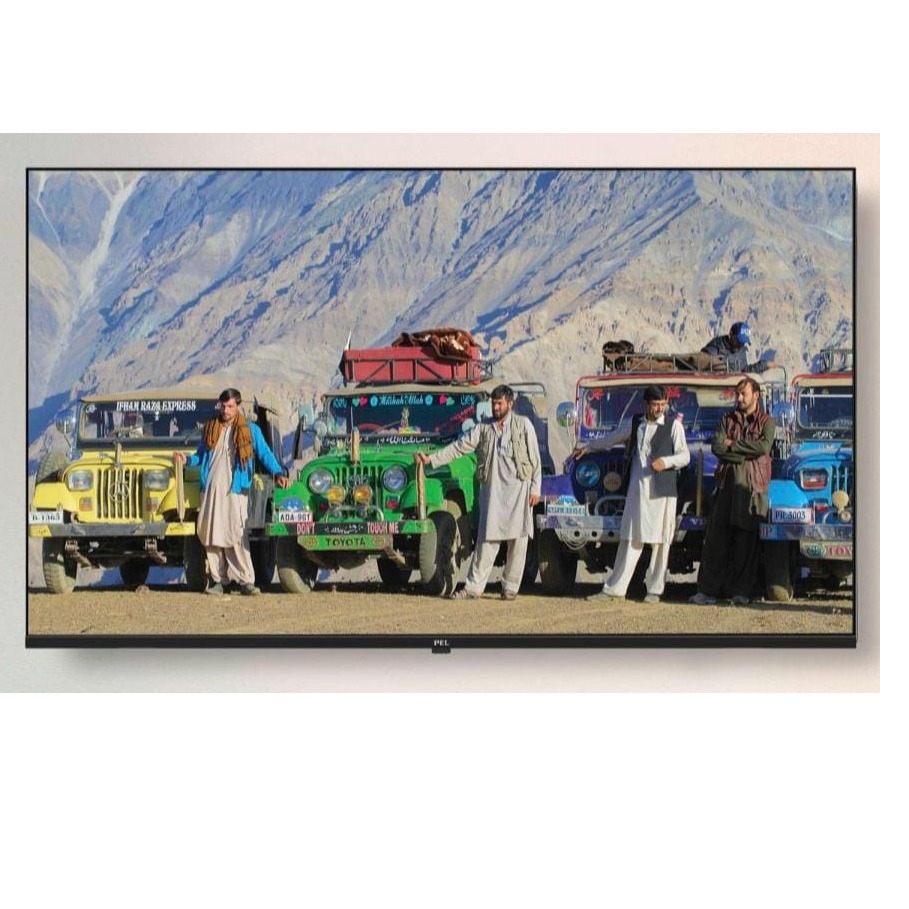 PEL LED TV 50 QLED 4K GOOGLE CERTIFIED PLD-50QUS,BLACK