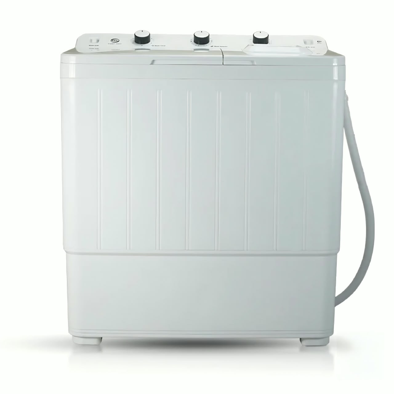 PEL WASHING MACHINE PWM-1050 T, SEMI AUTO TWIN TUB, WHITE